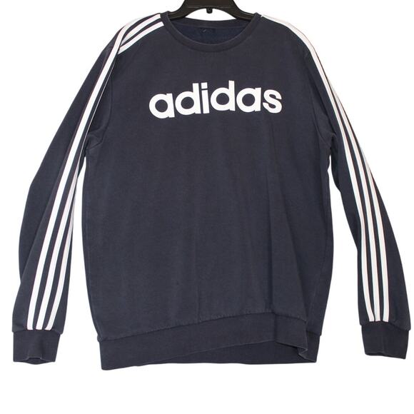 Adidas-Sweatshirt Men's‎ Blue/White - Picture 1 of 4